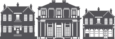 3 houses dark gray