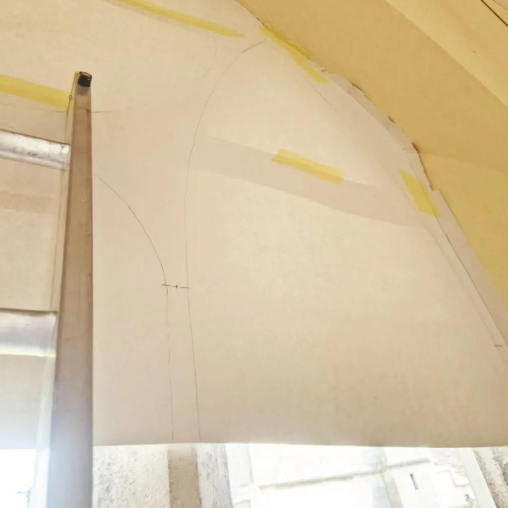 Consideration also needed to be given to the distinctive arched tops. Consideration also needed to be given to the distinctive arched tops.